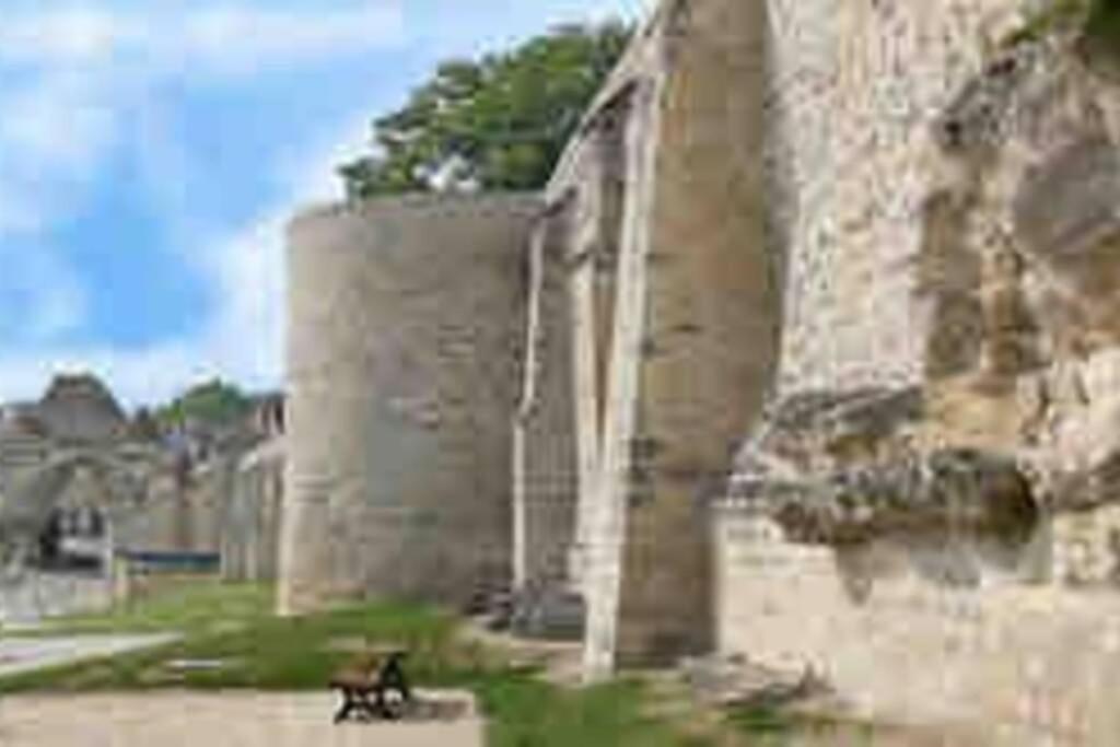 Laon : « Suite Privee Au Pied De La Cathedrale » מראה חיצוני תמונה